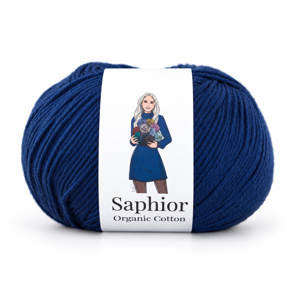 Organic Cotton - Deep Cornflower
