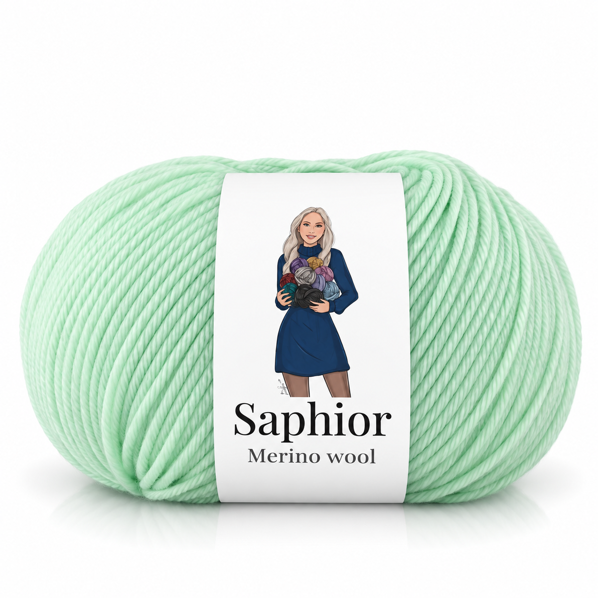 Merino Wool - Frosted Mint