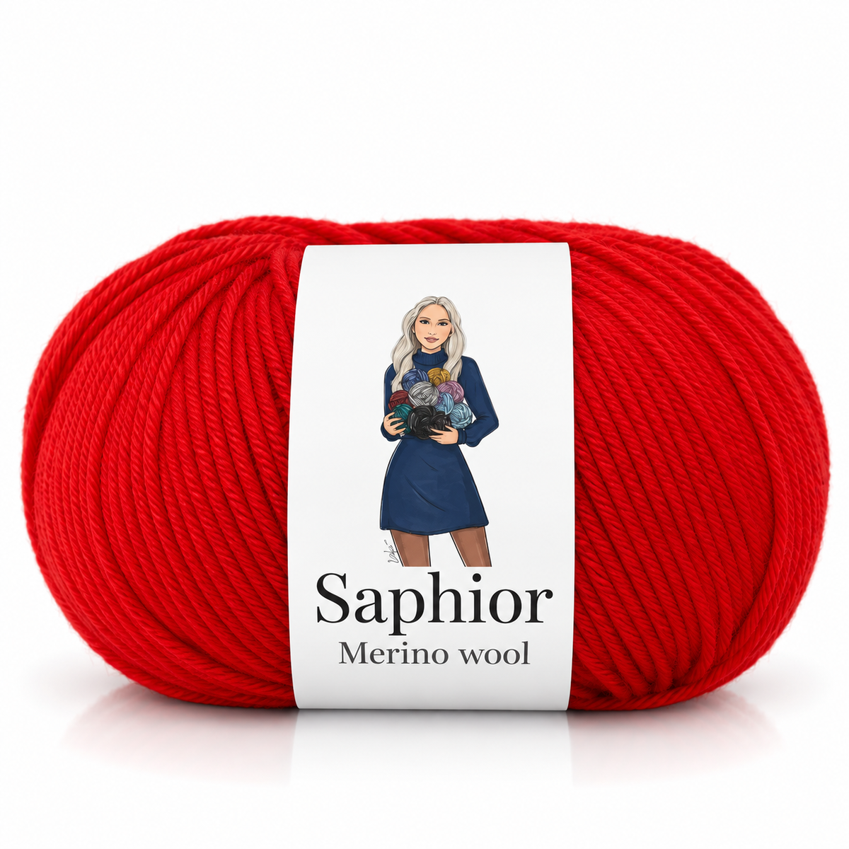 Merino Wool - Ruby Elegance