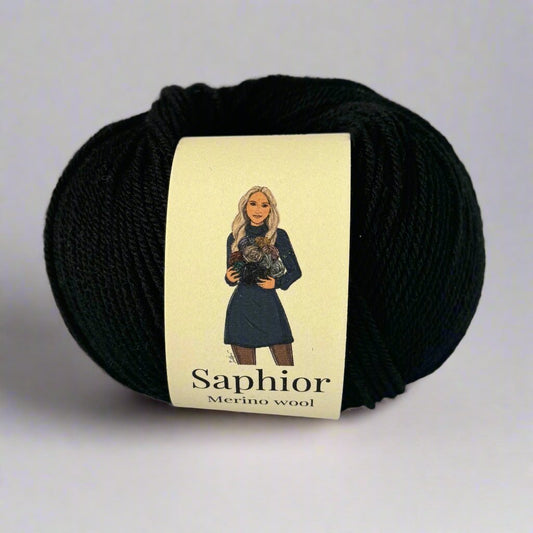 Merino Wool - Eclipse Noir