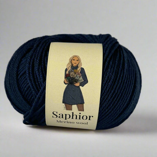 Merino Wool - Midnight Rain