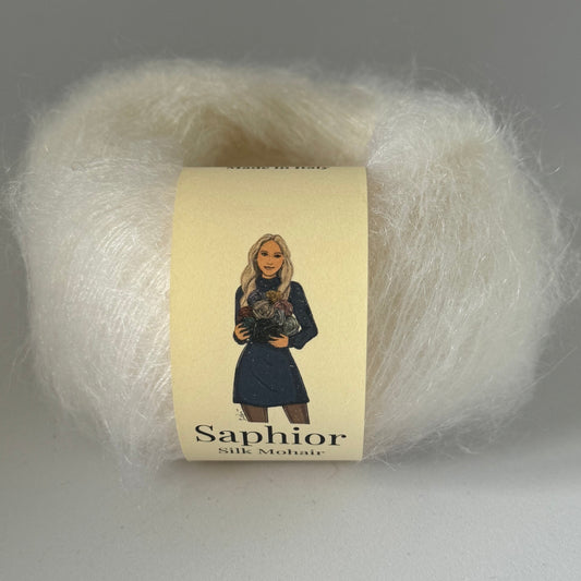 Silk Mohair - Snowflakes