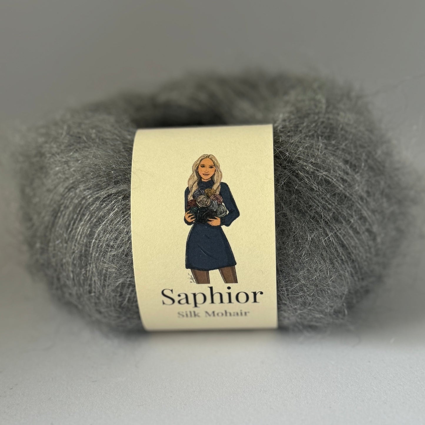 Silk Mohair - Silver Cloud