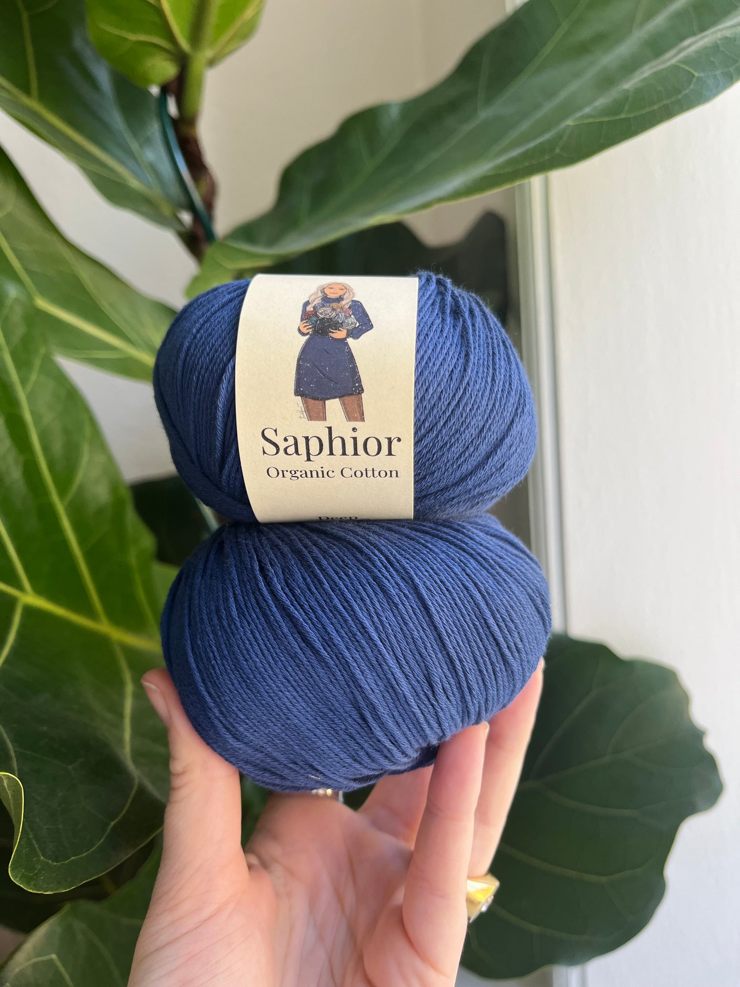 Organic Cotton - Deep Cornflower