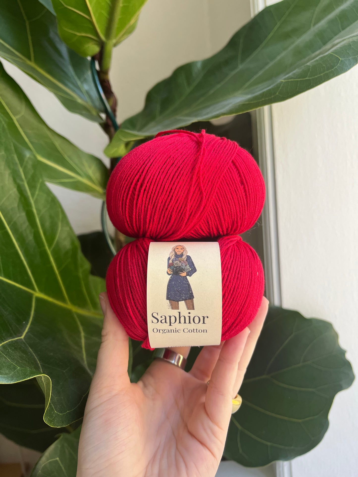 Organic Cotton - Hibiscus