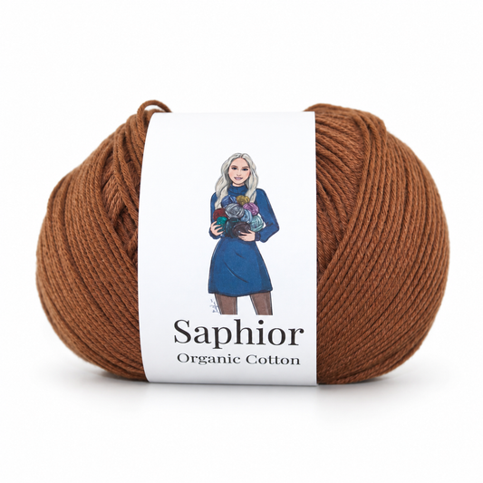 Organic Cotton - Bark