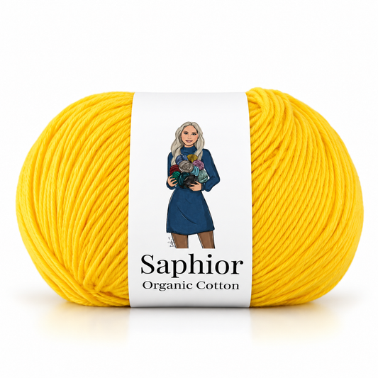 Organic Cotton - Sunflower