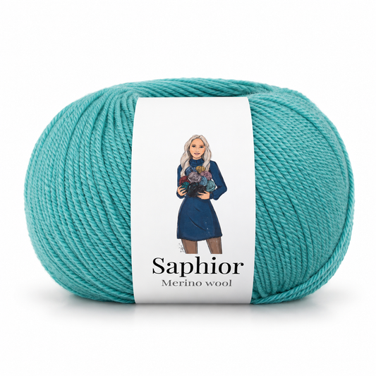 Merino Wool - Ocean Mist