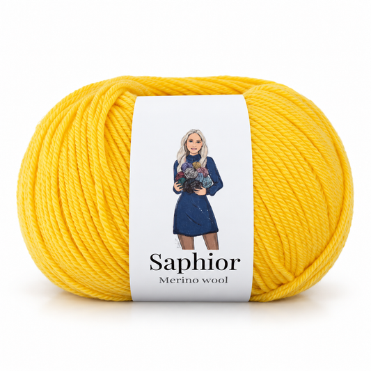 Merino Wool - Golden Bloom