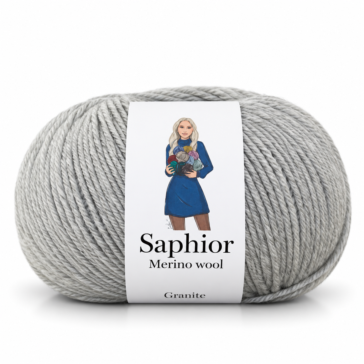 Merino Wool - Granite Harmony