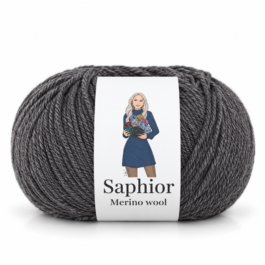 Merino Wool - Thunder Stone