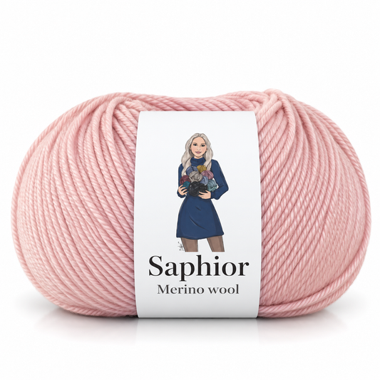 Merino Wool - Vintage Blush
