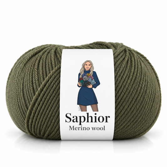 Merino Wool - Woodland Moss