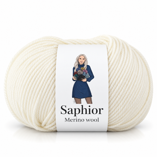 Merino Wool - Natural Ivory
