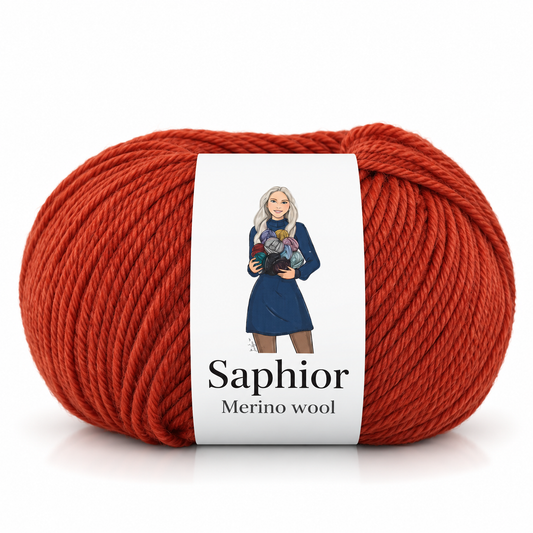 Merino Wool - Chestnut Ember