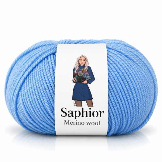 Merino Wool - Summer Sky