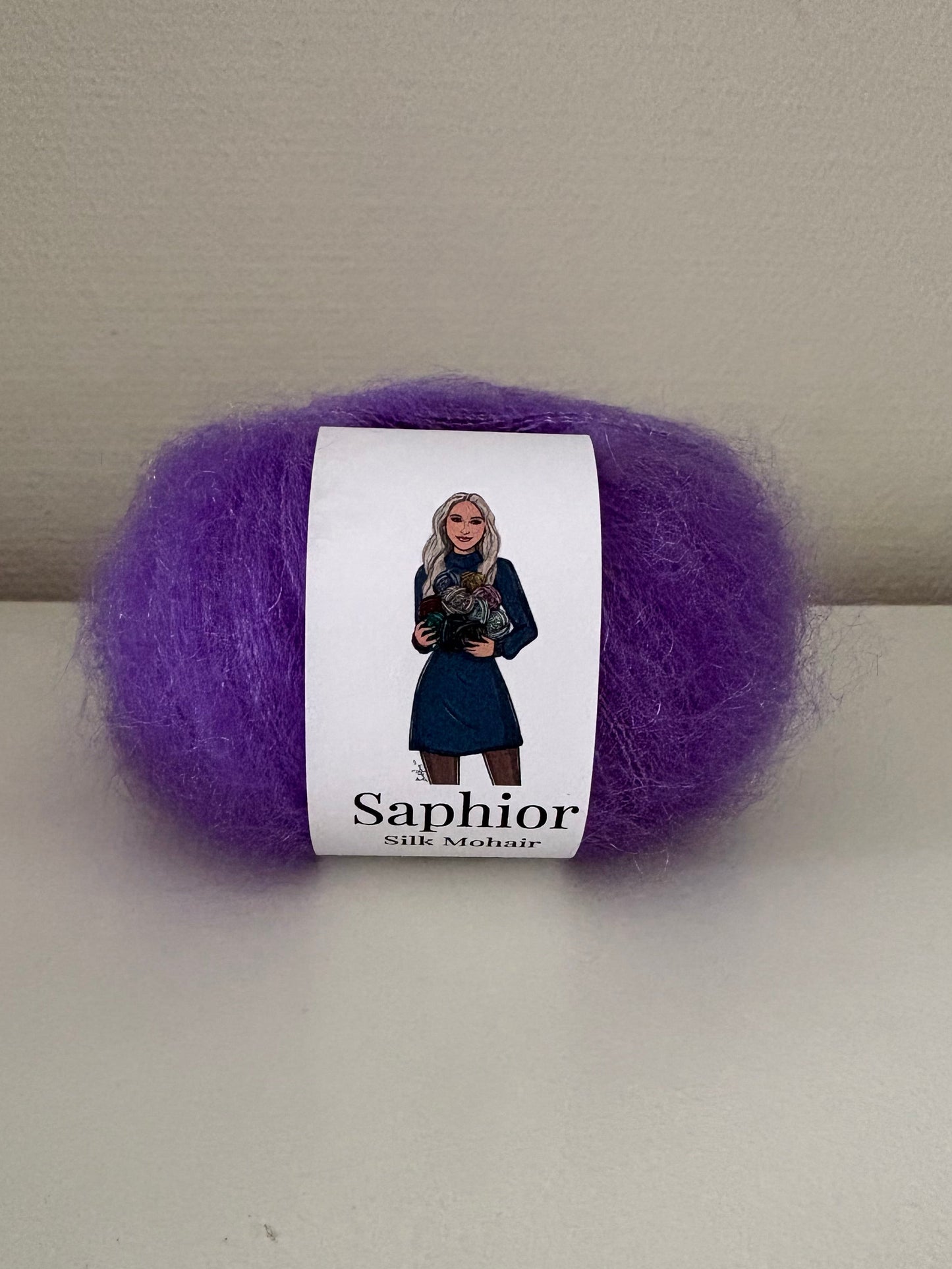 Silk Mohair - Purple Iris