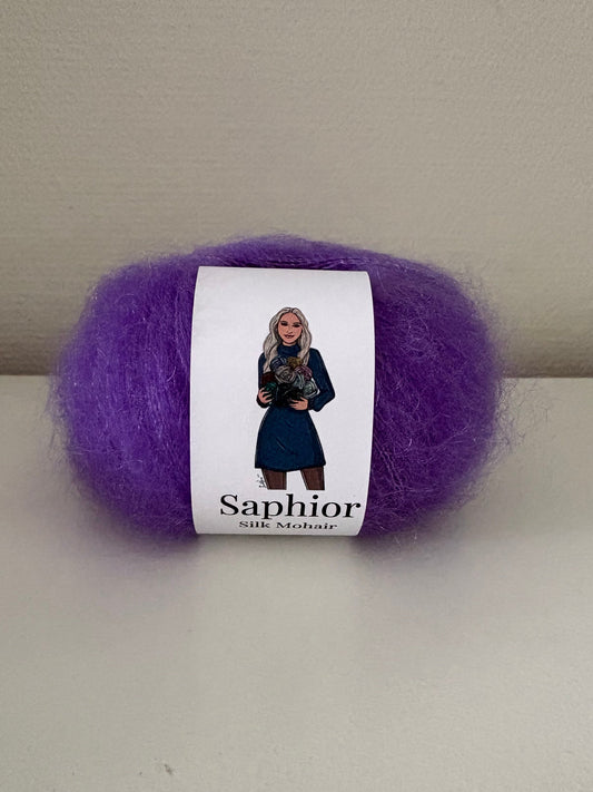 Silk Mohair - Purple Iris