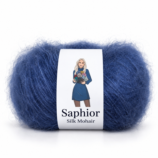 Silk Mohair - Midnight Atlantic