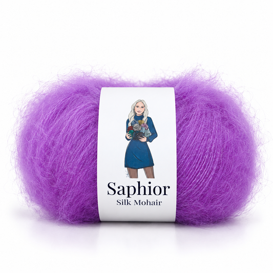 Silk Mohair - Purple Iris
