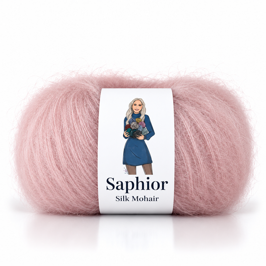 Silk Mohair - Rosewater